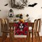 Day of The Dead Table Runner Dia De Los Muertos Tablecloth(Red)